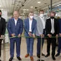Valter Taranzano (2.v.l.) bei der offiziellen Inbetriebnahme der neuen Anlage