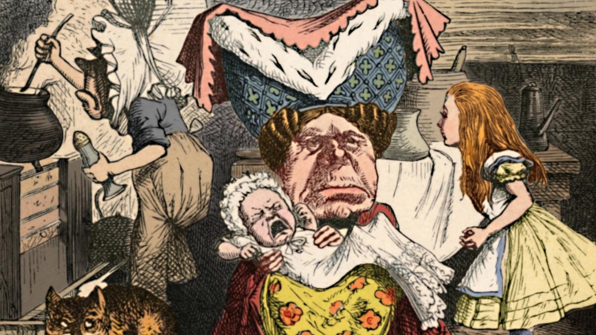 Die originalen „Alice“-Bücher wurden illustriert mit Zeichnungen von John Tenniel  