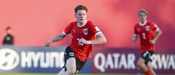 Luca Weinhandl (16) zählt zu den Säulen in der U17 von Österreich