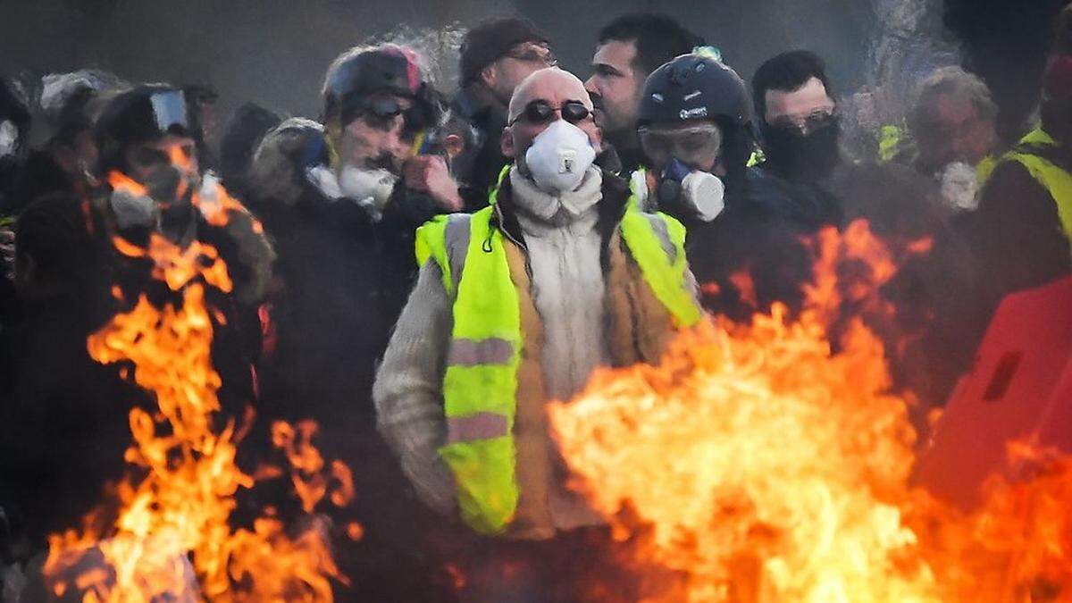 Zehntausende gingen in Frankreich erneut auf die Straße