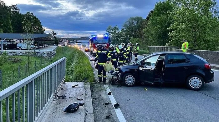 Unfall auf der B 54