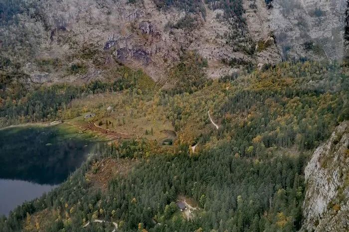 Der Blick der Einsatzkräfte von oben