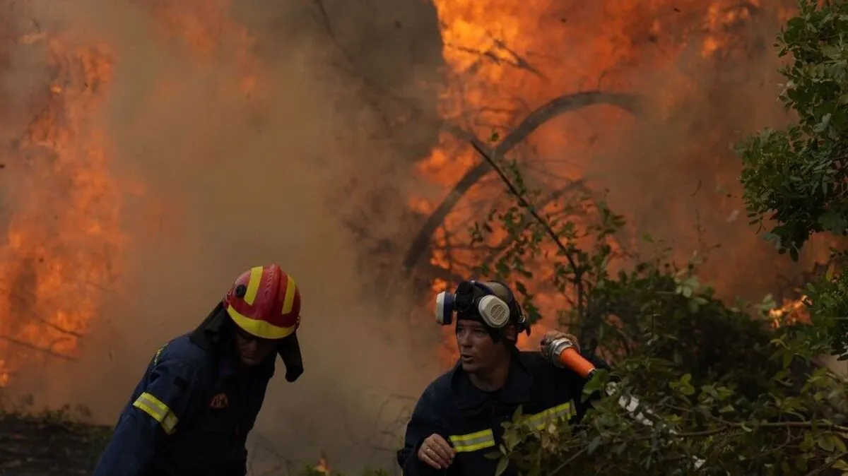 Athen bat Europas Feuerwehren um Hilfe im Kampf gegen die Waldbrände