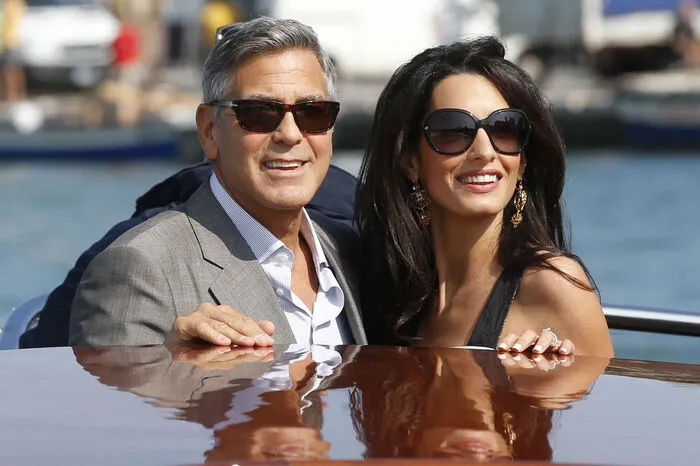 2014 heirateten die beiden in Venedig...