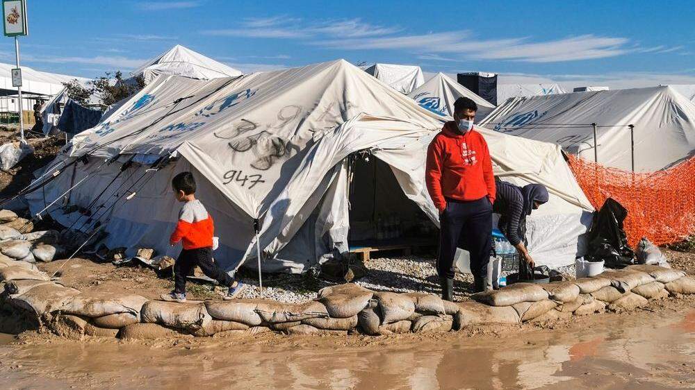 Das Flüchtlingslager Kara Tepe auf Lesbos