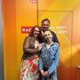 Maschid mit Tochter Emily und Radio Kärnten Moderator Rudi Oman