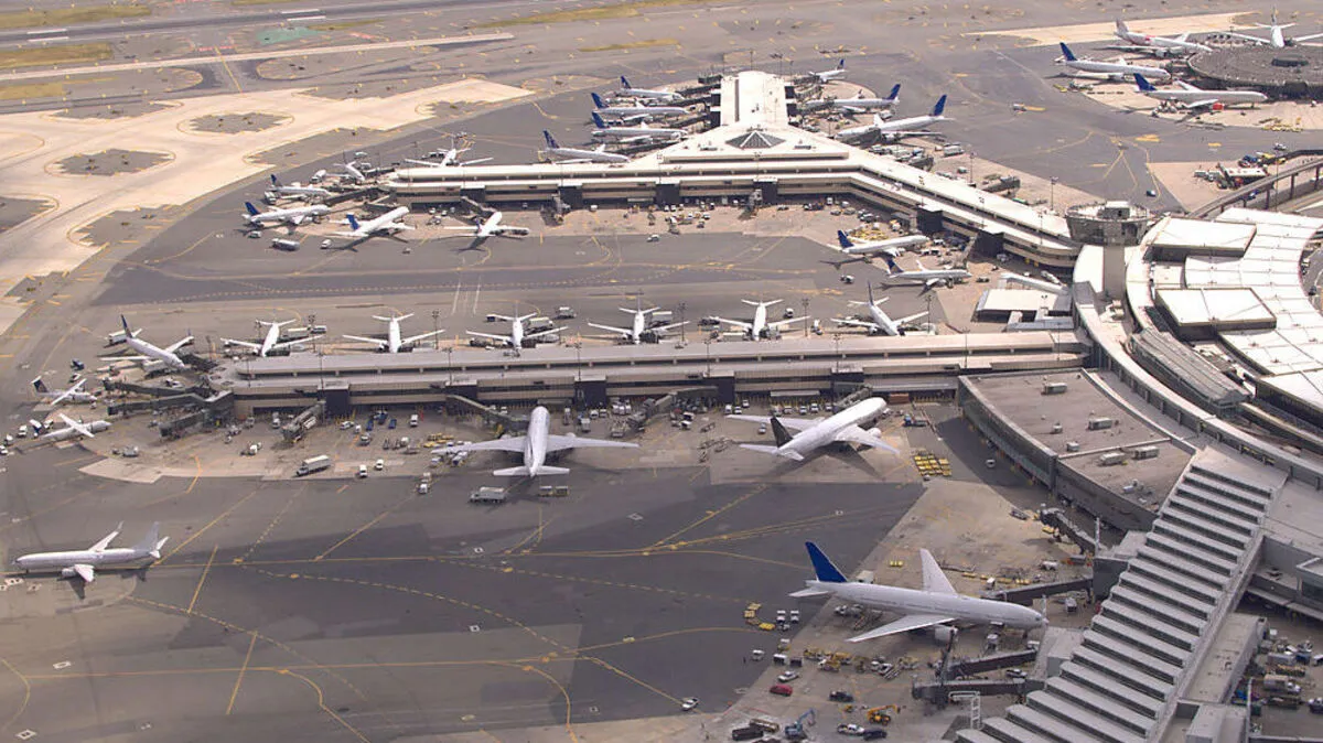Die Boeing 767 landete in Newark