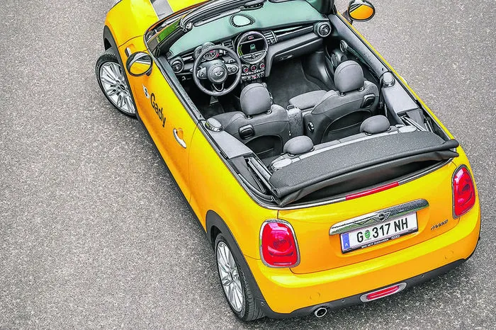Der Mini wirkt quicklebendig ...