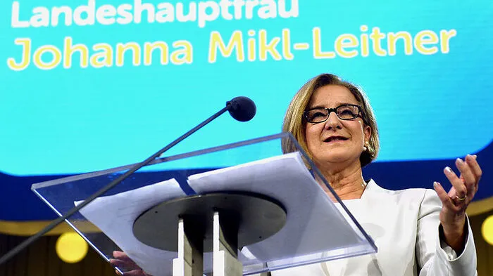 Die Landeshauptfrau: Johanna Mikl-Leitner (ÖVP) muss nicht um ihre Wiederwahl fürchten, höchstens um die absolute Mehrheit