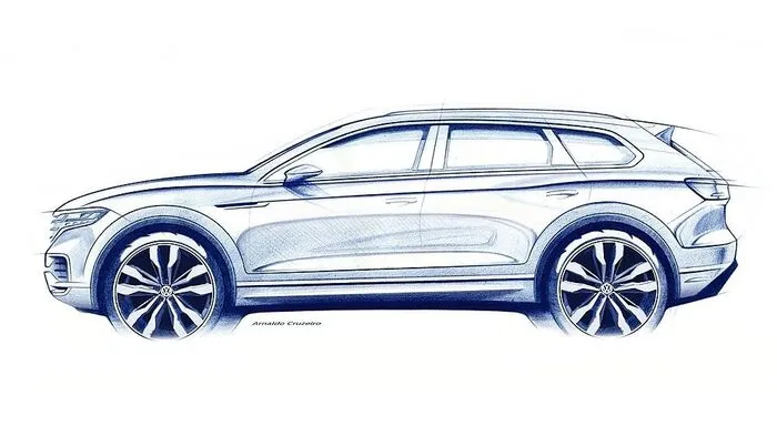 Erster Ausblick auf den neuen VW Touareg