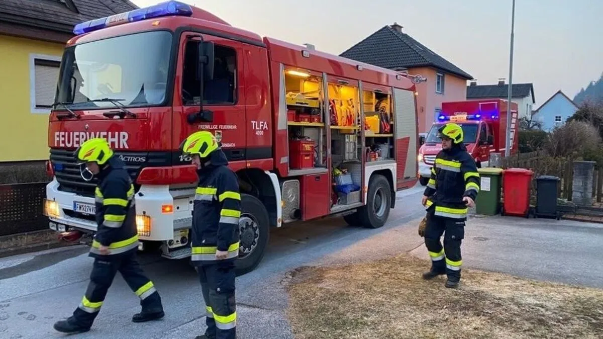 Drei Wehren waren in Bärnbach im Einsatz