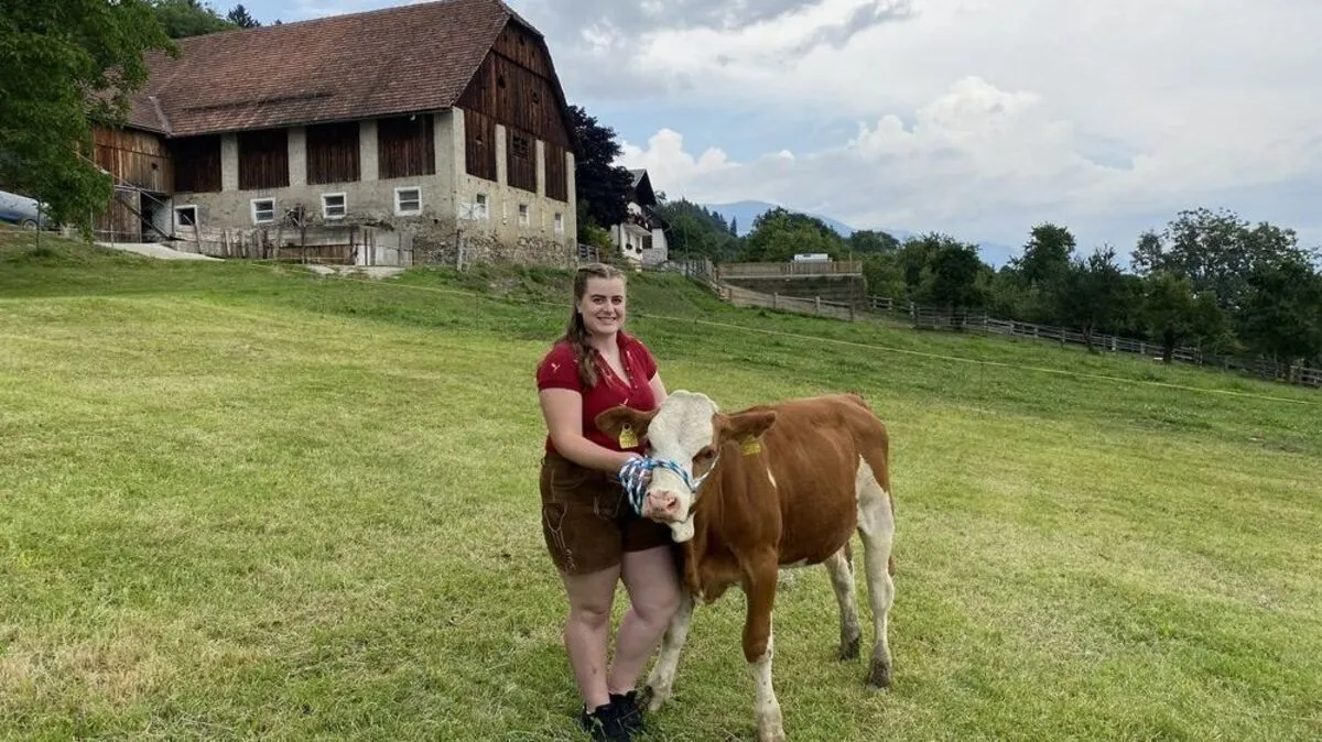 Julia Schwinger will die Landwirtschaft ihrer Eltern fortführen