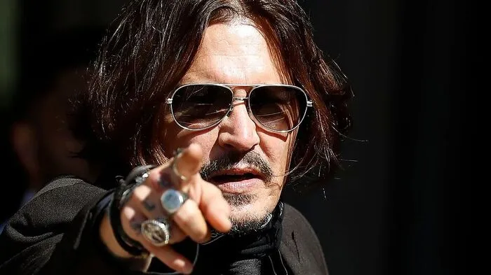 Johnny Depp bei einer der Gerichtsanhörungen in London