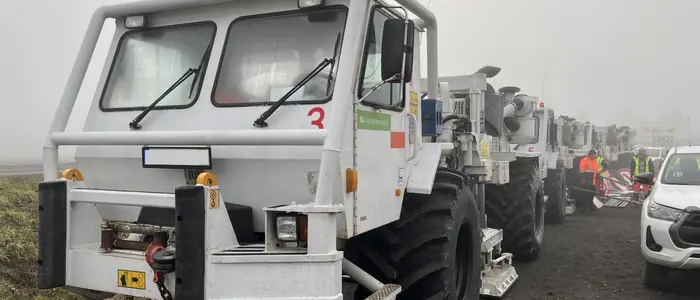Rund 900 Kilometer legen die Trucks während der Messungen zurück