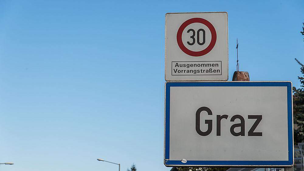 Auf 800 Straßenkilometern in Graz  gilt Tempo 30