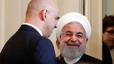 Präsident Hassan Rouhani, derzeit auf Besuch in der Schweiz