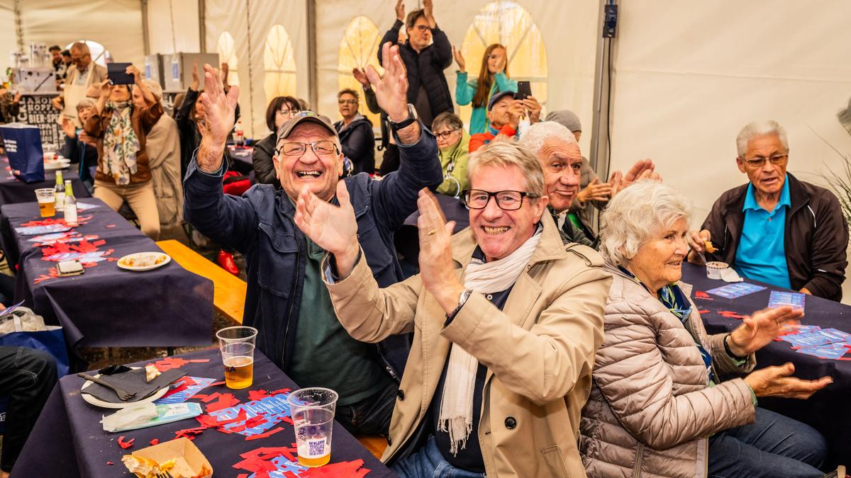 Super Stimmung herrschte im Festzelt