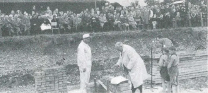 Grundsteinlegung des „Haus der Jugend“ 1962