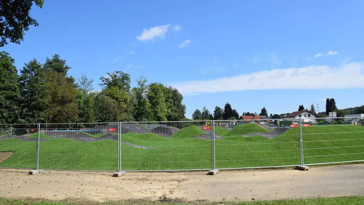 Der neu errichtete Pumptrack beim Freizeitpark Hörbing in Deutschlandsberg