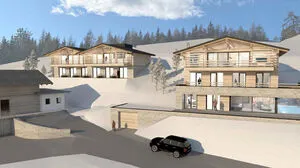 Zur bestehenden Faschingalm (links) sollen zwei Neubauten errichtet werden