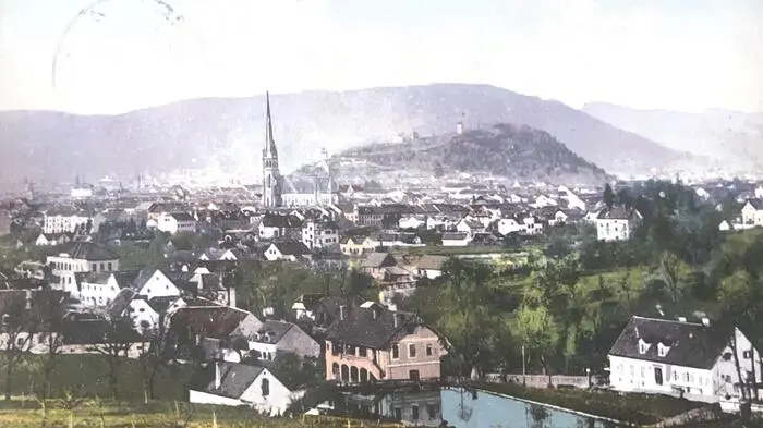 Der einst unverbaute Blick auf Graz