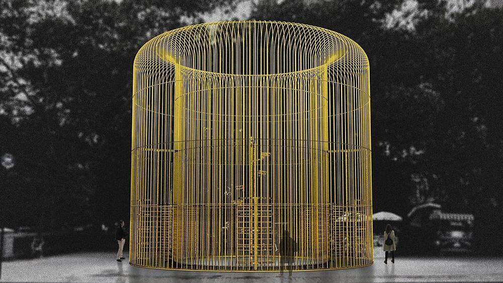 Zäune und Zaunskulpturen für New York von Ai Weiwei