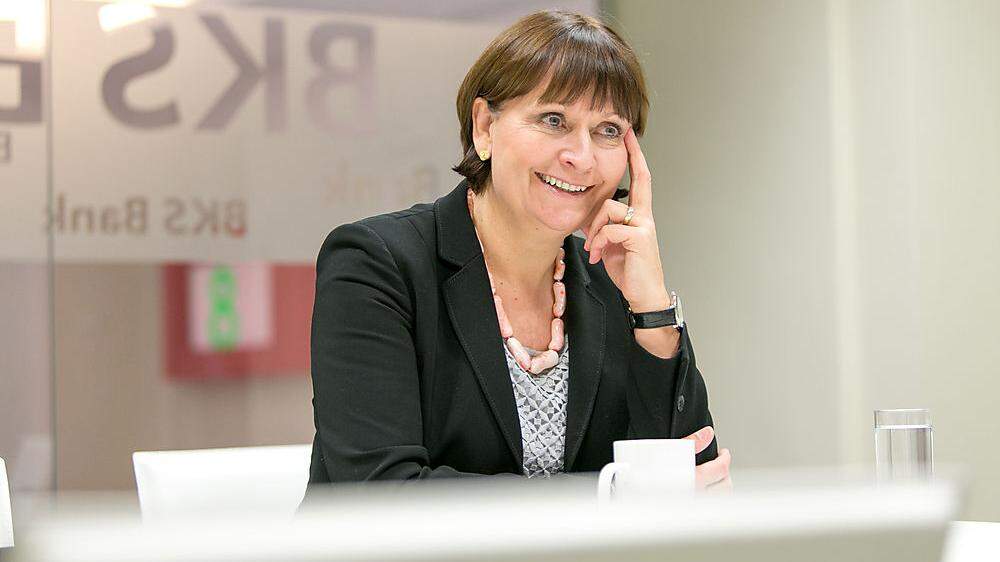 Herta Stockbauer, eine von drei Frauen an der Spitze börsennotierter Unternehmen