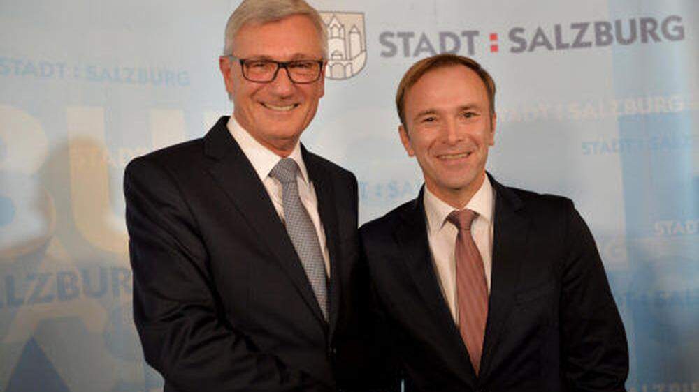 (v.l.) Harald Preuner (ÖVP), Bernhard Auinger (SPÖ) 