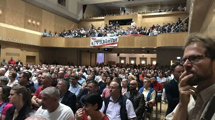 Zur Betriebsrätekonferenz im Grazer Arbeiterkammersaal kamen 1.300 Betriebsräte aus der ganzen Steiermark.