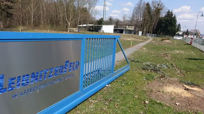 Beim Wasserwerk Leibnitz wurden kürzlich rund 20 Bäume gerodet