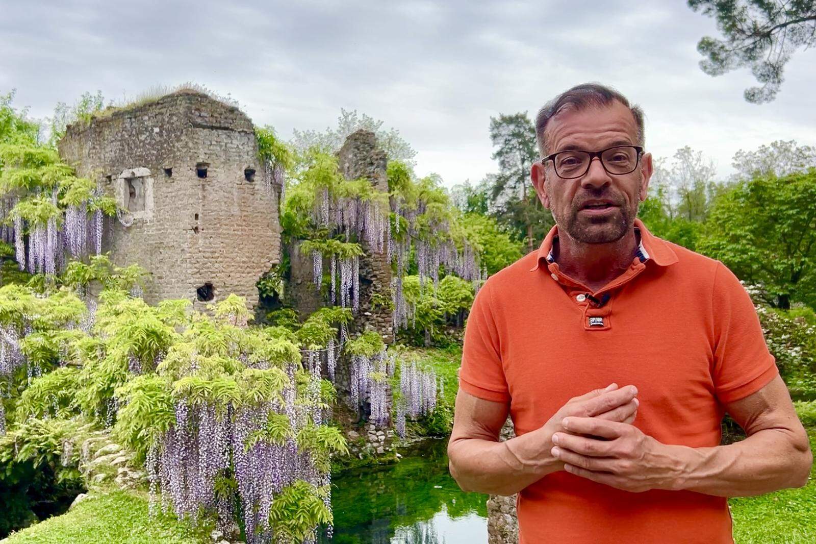 Karl Ploberger im romantischsten Garten der Welt