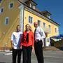 Starten mit dem Restaurant Edel neu durch: Küchenchef Angelo Nicola, Inhaberpaar Nicoleta Iuhas & Daniel luhas 