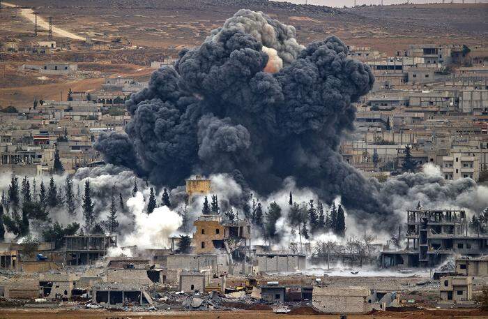 Heftige Explosionen in Kobane