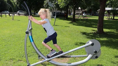 Ein Crosstrainer für die Kinder