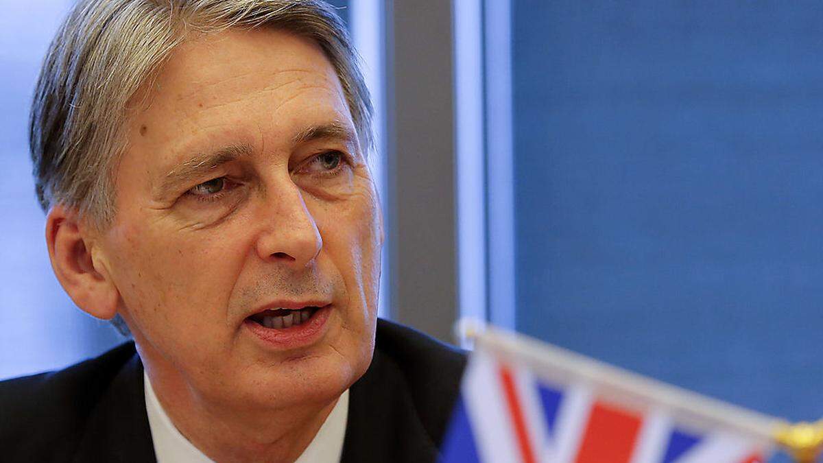 Finanzminister Philip Hammond