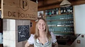Denise Enci ist seit einem Jahr Hüttenwirtin im Polster-Schutzhaus „Die Polsterei“