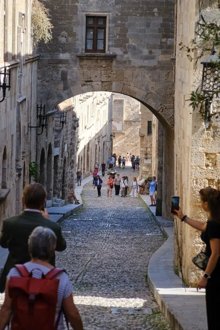 Historische Altstadt von Rhodos-Stadt.