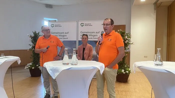 Gerhard Kummer, Barbara Mandlbauer-Bahar und Franz Kotzent vom Gesundheitszentrum Liezen erzählten über ihre Arbeit