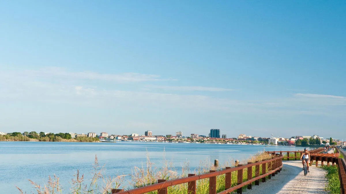 Grado lockt Radfahrer mit gut ausgebauten Wegen und beeindruckenden Aussichten
