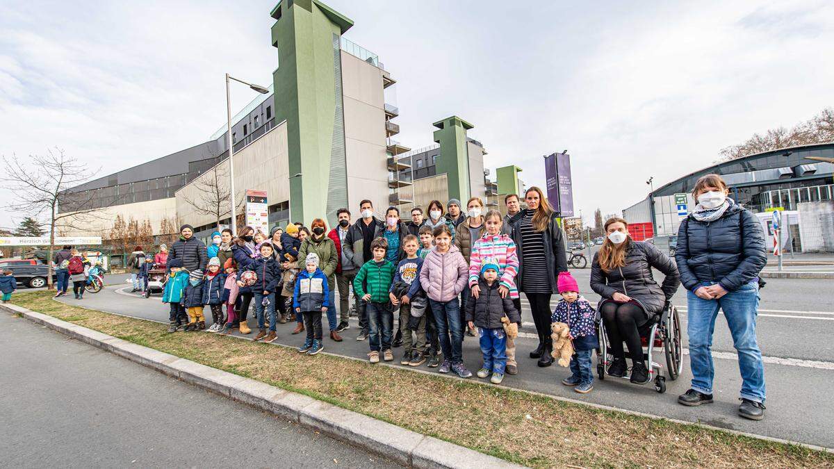 Kämpfen um günstigeren Kaufpreis für ihre Wohnungen: Die Mieterinnen und Mieter im Messequartier 