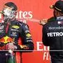 Max Verstappen und Lewis Hamilton