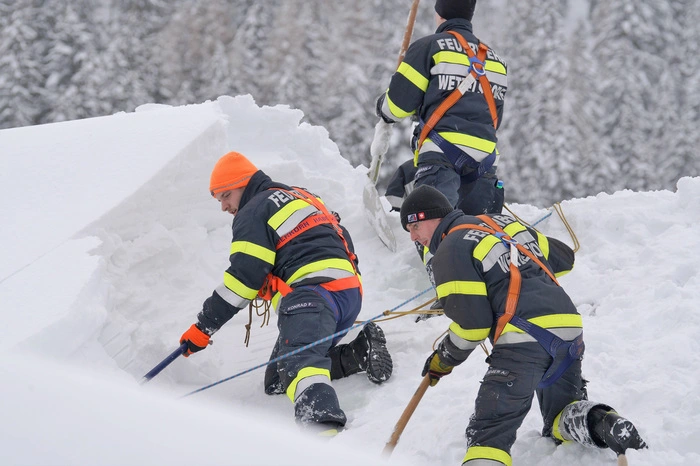 Feuerwehrkameraden der Wehr von Wetzelsdorf.