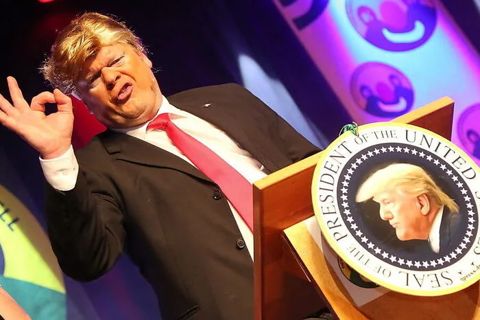 Günther Gaber vom Gleichenberger Narrenkartell als US-Präsident.
