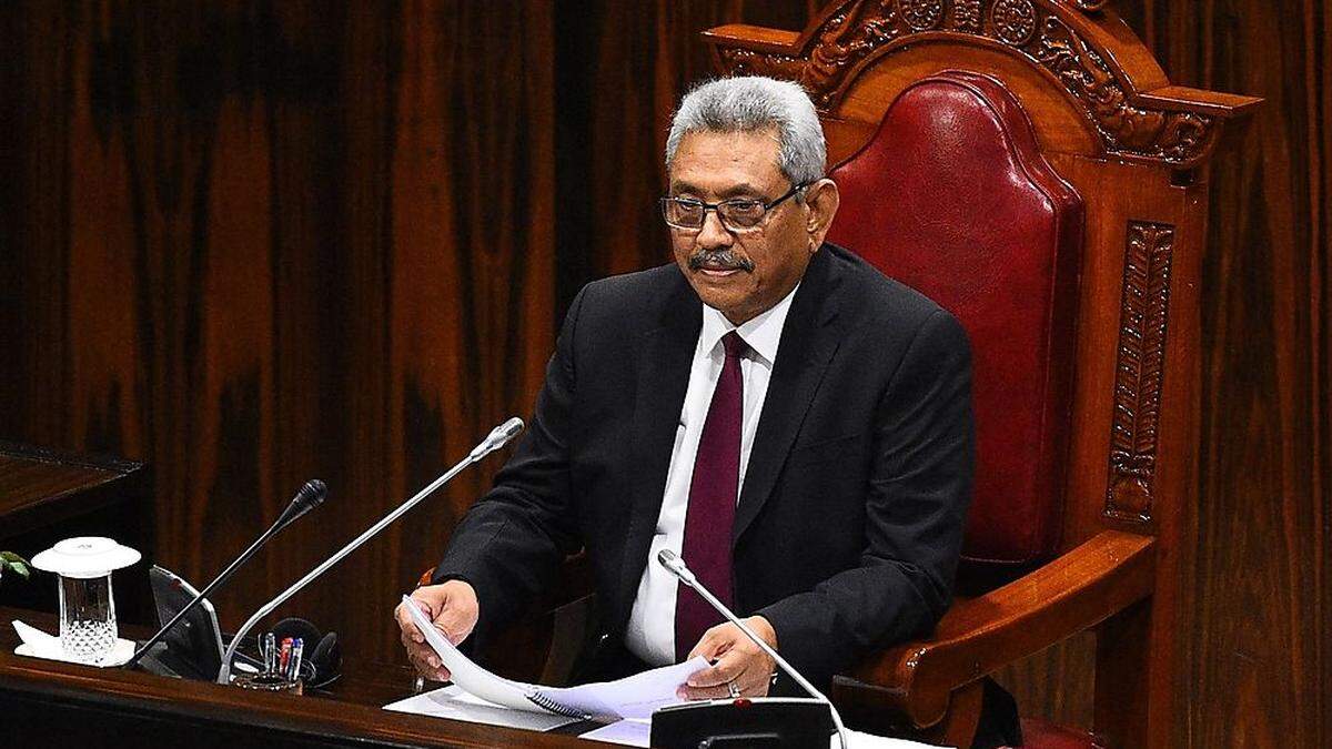 Sri Lankas Präsident Gotabaya Rajapaksa 