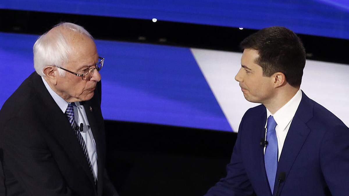 Sanders und Buttigieg