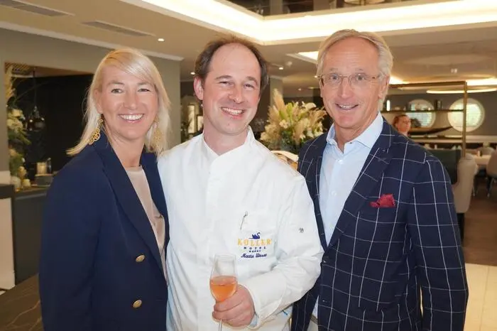 Verena Koller, Küchenchef Martin Wieser und Hubert Koller