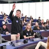 Im Rahmen des Projekts Euroscola können junge Menschen in die Rolle von EU-Abgeordneten schlüpfen