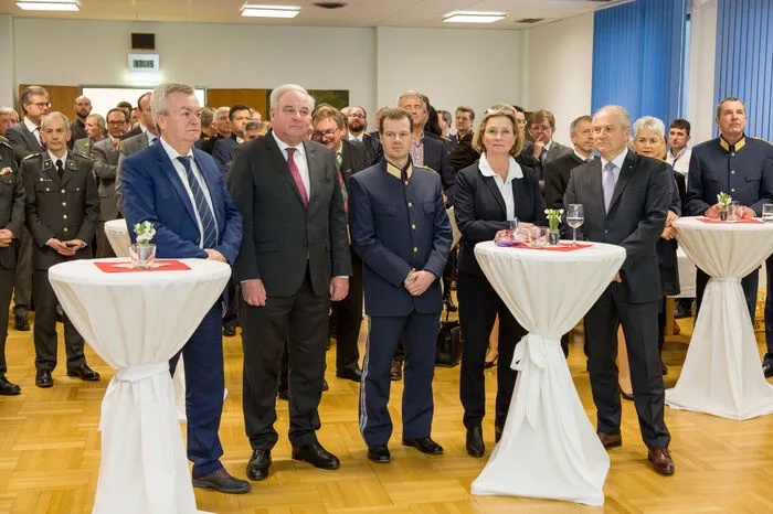 Die Gäste hörten eine Bilanz sowie eine Aussicht auf das Jahr 2019 durch den Landespolizeidirektor
