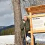 Günter Sonnleitner (78), Langzeitobmann der Kärntner Holzstraße, setzt sich für die heimische Lärche ein