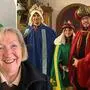 Christine Deschmann und die vier Sternsinger
